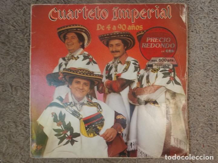 Discos de vinilo: CUARTETO IMPERIAL-DE 4 A 90 A&Ntilde;OS - Foto 1
