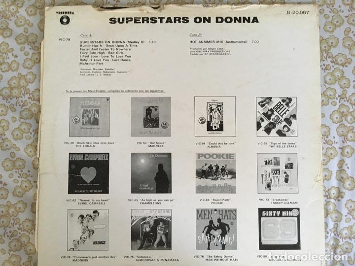 Discos de vinilo: 12 MAXI-SUPERSTARS-ON DONNA - Foto 2