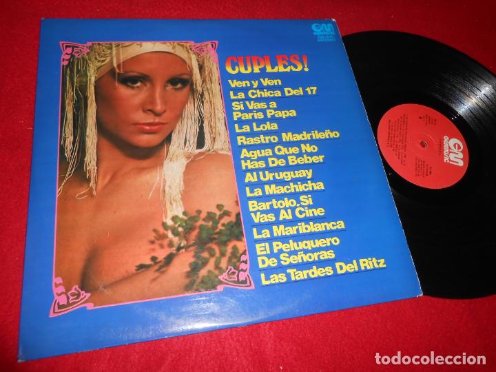 Discos de vinilo: &iexcl;CUPLES! LP 1976 GRAMUSIC EDICION ESPA&Ntilde;OLA SPAIN - Foto 1