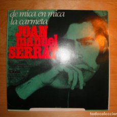 Discos de vinilo: JOAN MANEL SERRAT. DE MICA EN MICA. Lote 138717574