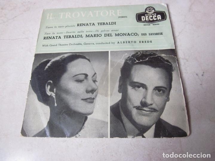 Discos de vinilo: RENATA TEBALDI - IL TROVATORE - DECCA ESPA&Ntilde;A - Foto 1