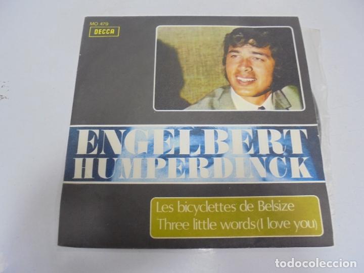 Discos de vinilo: SINGLE. ENGELBERT HUMPERDINCK. LES BICYCLETTES DE BELSIZE. 1968. DECCA - Foto 1