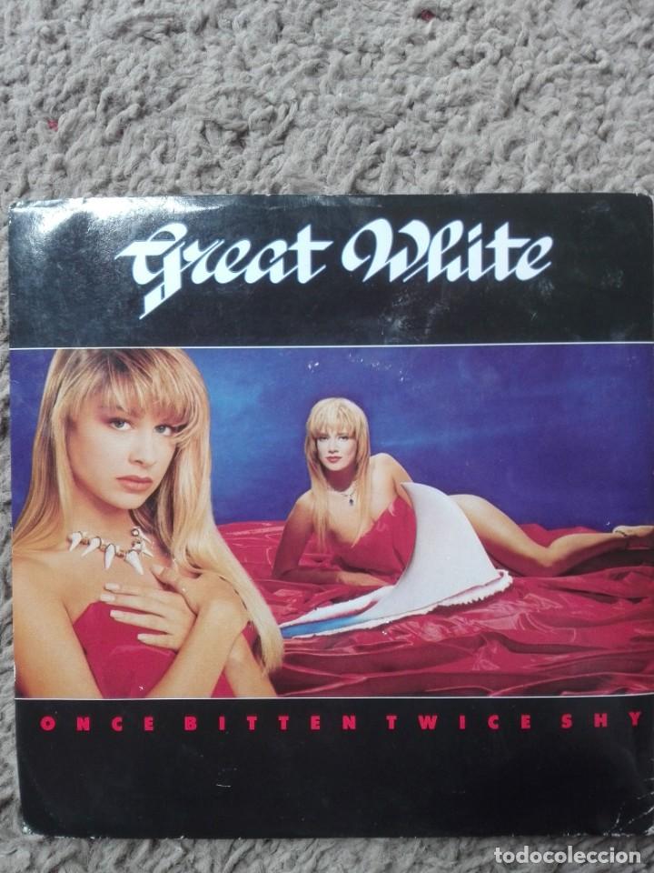 Discos de vinilo: GREAT WHITE-ONCE BITTEN TWICE SHY - Foto 1