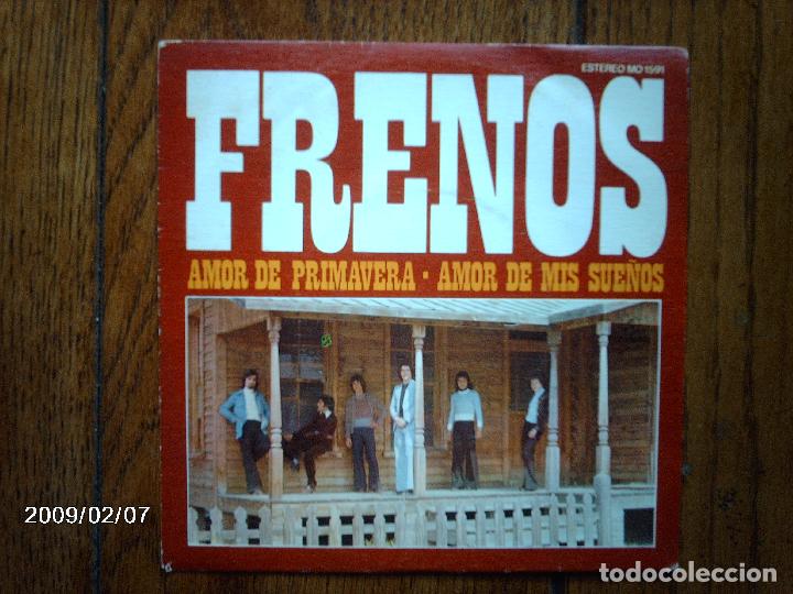 Discos de vinilo: frenos  -  amor de primavera  +  amor de mis sue&ntilde;os - Foto 1