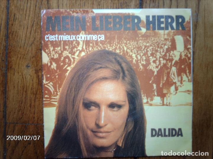 Discos de vinilo: dalida  -  mein lieber herr  +  c&acute;est mieux comme &ccedil;a