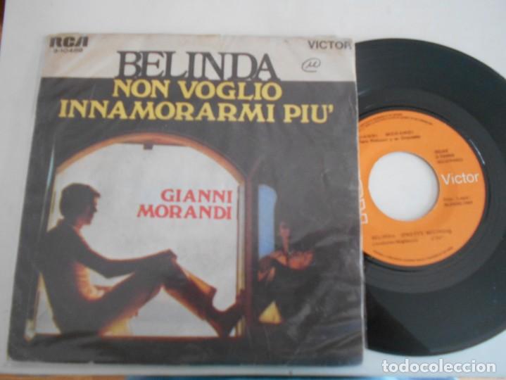 Discos de vinilo: GIANNI MORANDI-SINGLE BELINDA - Foto 1