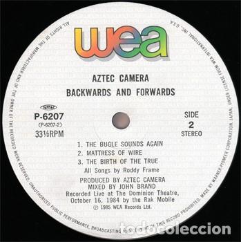 Discos de vinilo: EP 12 Japon Aztec Camera &ndash; Backwards And Forwards - Foto 3