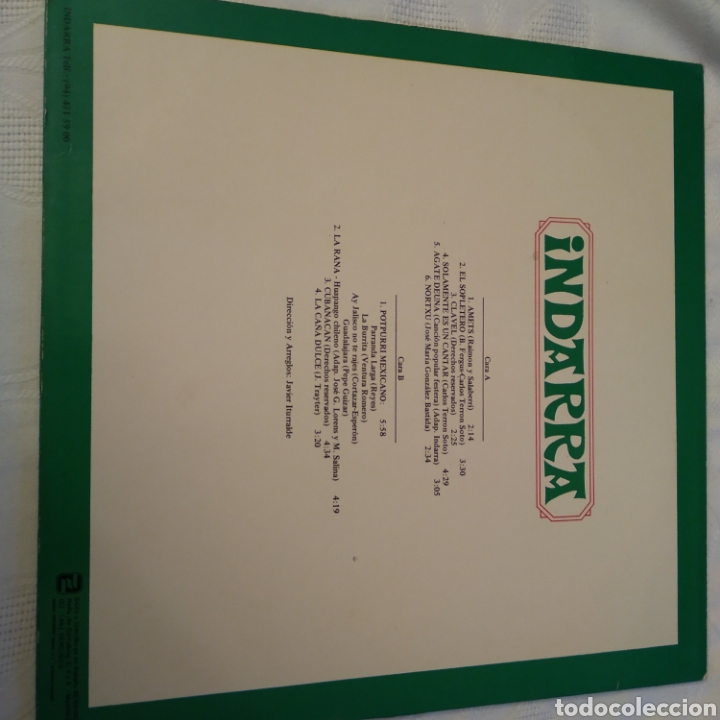 Discos de vinilo: INDARRA. INDARRA 2 LP.1981 - Foto 2