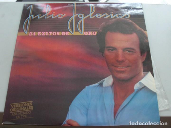 Discos de vinilo: JULIO IGLESIAS - 24 EXITOS DE ORO - DOBLE LP 1979 - Foto 1