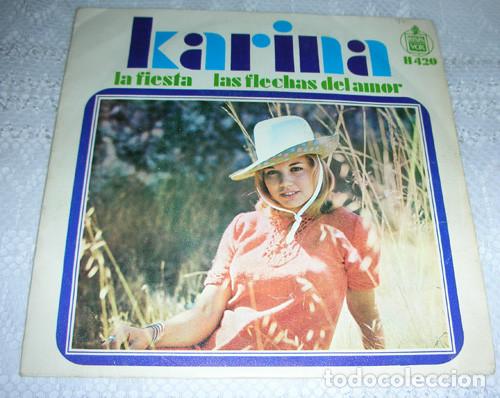 Discos de vinilo: KARINA - LA FIESTA - SINGLE - Foto 1