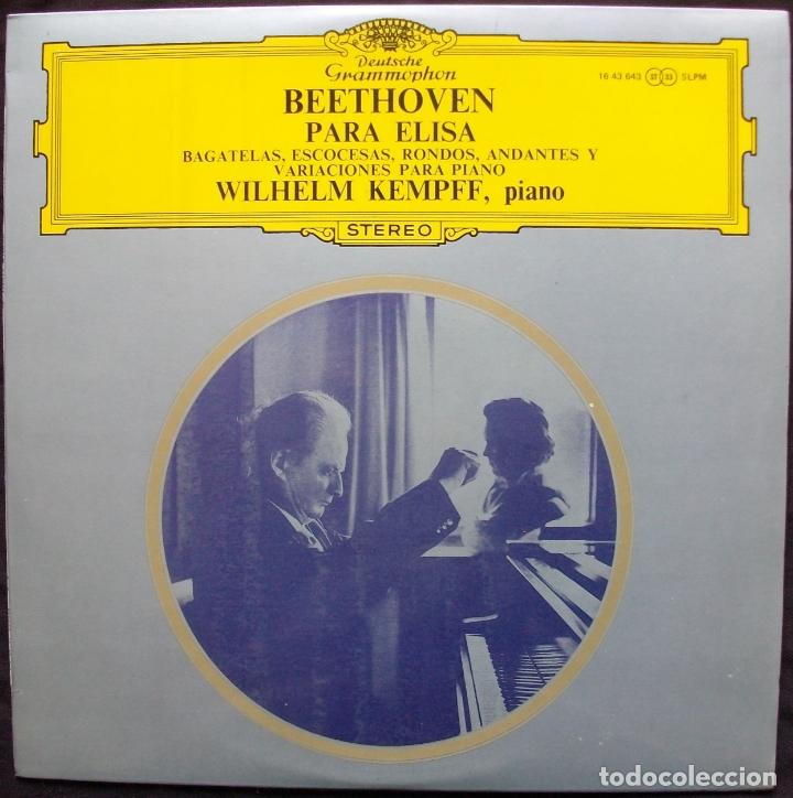 Discos de vinilo: 16 43 643 SLPM - Beethoven: Para Elisa,...... - Kempff - Impecable!
