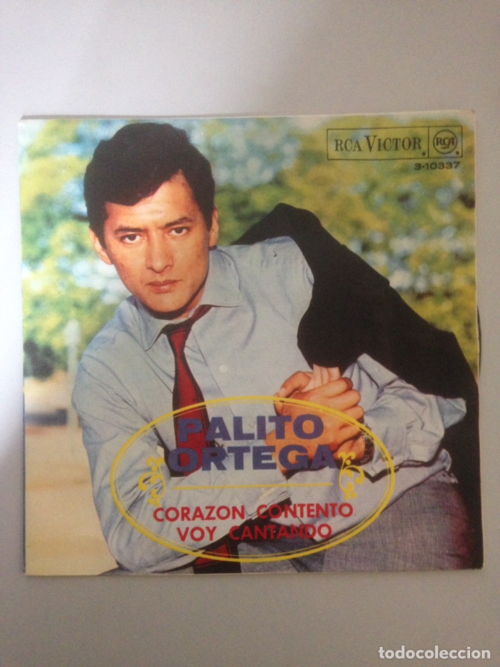 Discos de vinilo: PALITO ORTEGA - Coraz&oacute;n contento voy cantando - Foto 1