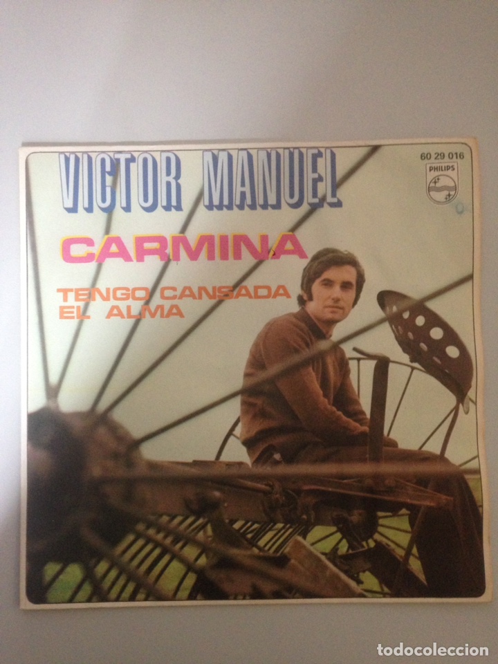Discos de vinilo: V&Iacute;CTOR MANUEL - CARMINA - Foto 1