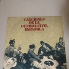 Disques de vinyle: CANCIONES DE LA GUERRA CIVIL ESPAÑOLA. SINGLE. TDKDS12. Lote 139048740
