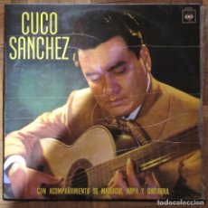 Discos de vinilo: CUCO SANCHEZ. CON ACOMPAÑAMIENTO DE MARIACHI, ARPA Y GUITARRA. CBS 64034, ESPAÑA, 1970.. Lote 139090938