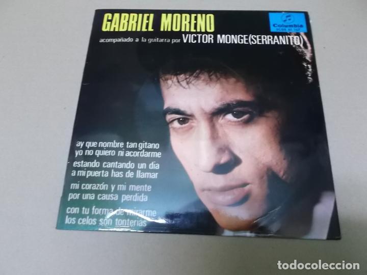 Discos de vinilo: GABRIEL MORENO (EP) AY QUE NOMBRE TAN GITANO A&Ntilde;O 1966 - Foto 1