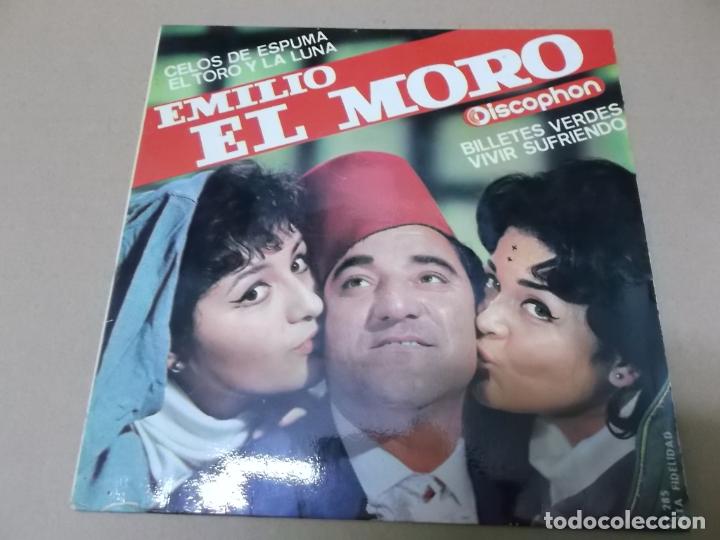 Discos de vinilo: EMILIO EL MORO (EP) CELOS DE ESPUMA A&Ntilde;O 1964 - Foto 1