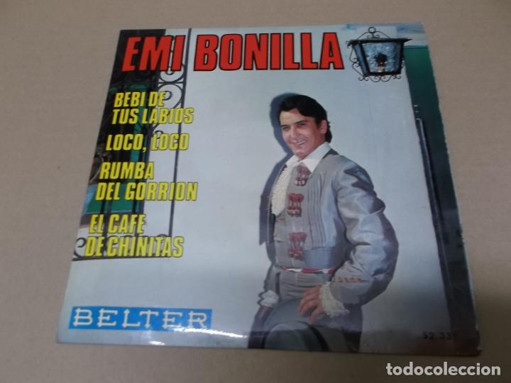 Disques de vinyle: EMI BONILLA (EP) BEBI DE TUS LABIOS A&Ntilde;O 1969