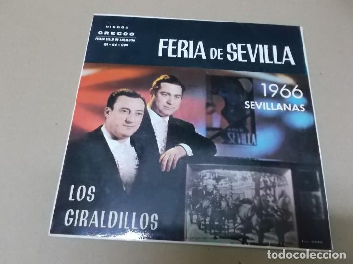 Disques de vinyle: LOS GIRALDILLOS (EP) SEVILLANAS DE LA VIRGEN DE LOS REYES A&Ntilde;O 1966