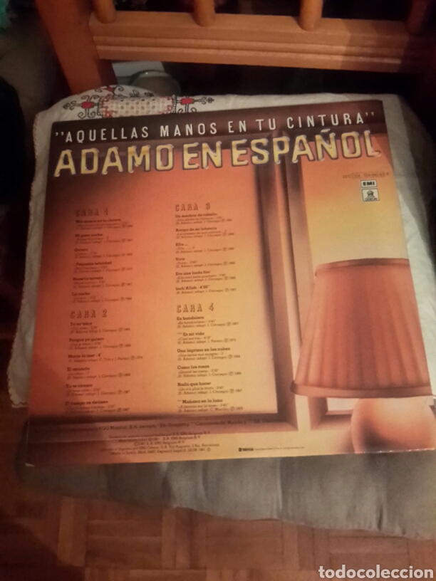 Discos de vinilo: Vinilo con 2 vinilos de Adamo - Foto 2