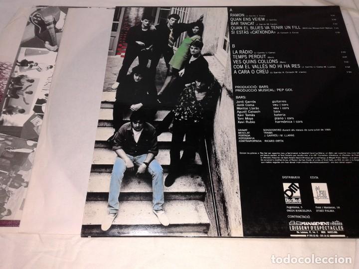 Discos de vinilo: BARS, GRUPO EN CATALAN, 1989 - Foto 2