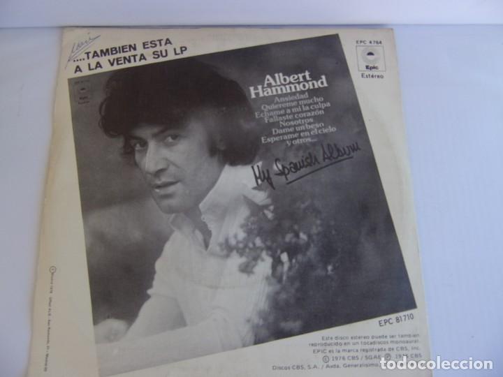 Discos de vinilo: ALBERT HAMMOND -Ansiedad-1976  CBS - Foto 2