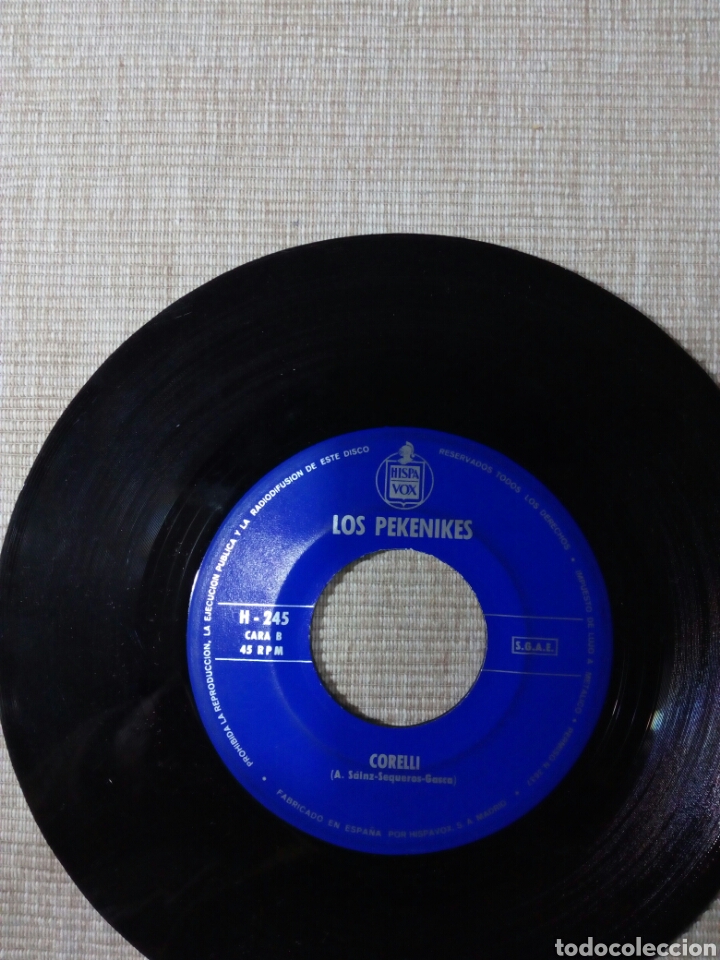 Discos de vinilo: LOS PEKENIKES 45 RPM - Foto 3
