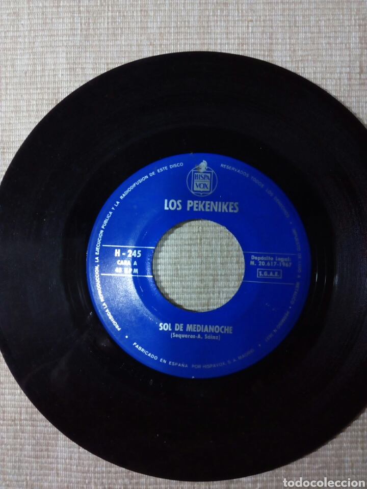 Discos de vinilo: LOS PEKENIKES 45 RPM - Foto 4