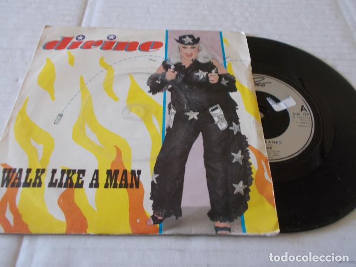 Discos de vinilo: DIVINE. WALK LIKE A MAN. - Foto 1
