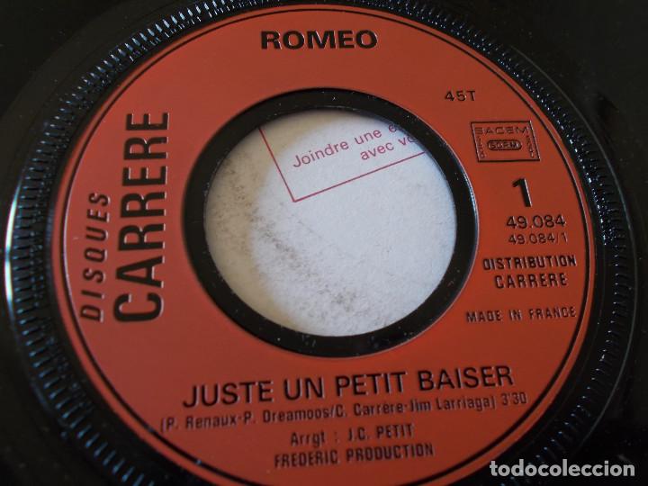 Discos de vinilo: ROMEO. JUSTE UN PETIT BAISER - Foto 3