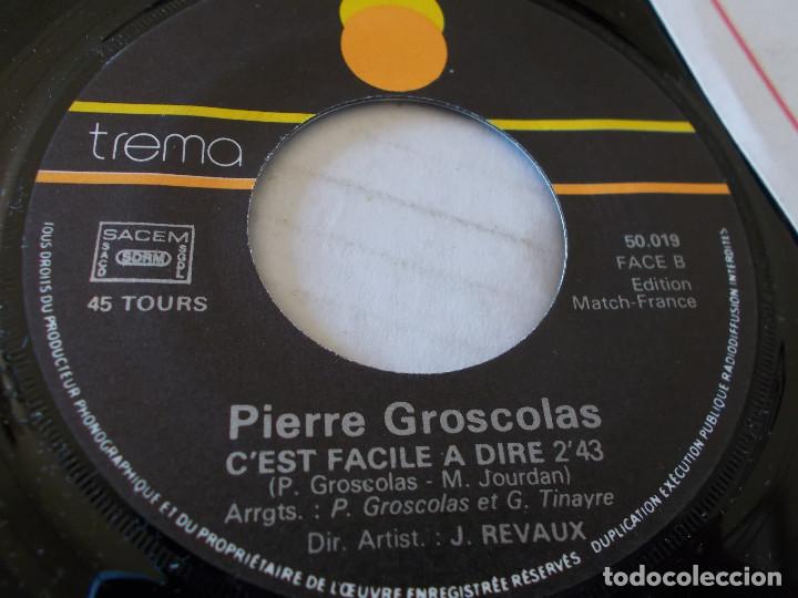 Discos de vinilo: PIERRE GROSCOLAS. VITE VITE ON PART. - Foto 3