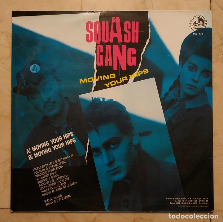 Discos de vinilo: MAXI SINGLE SQUASH GANG - MOVING YOUR HIPS - SONIC 1987 - Foto 2