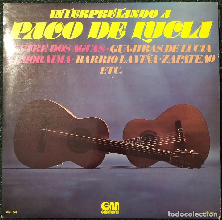 Discos de vinilo: Varios - Interpretando A Paco De Luc&iacute;a Lp - Foto 1