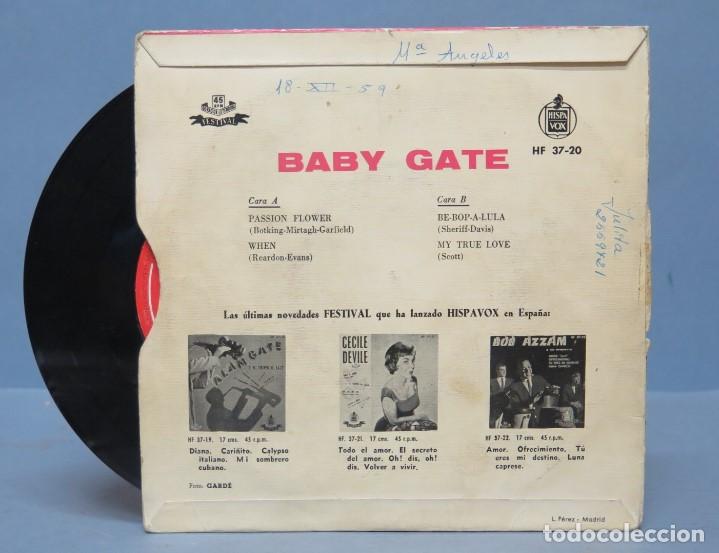 Discos de vinilo: EP. PASSION FLOWER. BABY GATE - Foto 2