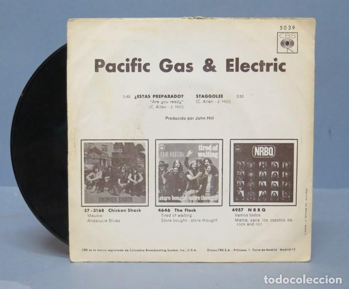 Discos de vinilo: SINGLE. PACIFIC GAS & ELECTRIC. ARE YOU READY? - Foto 2