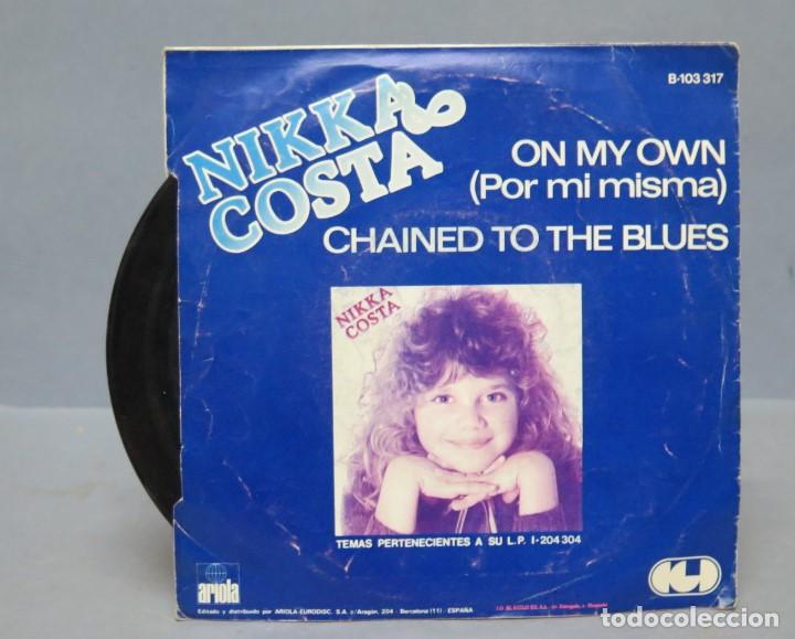 Discos de vinilo: SINGLE. NIKKA COSTA. ON MY OWN - Foto 2