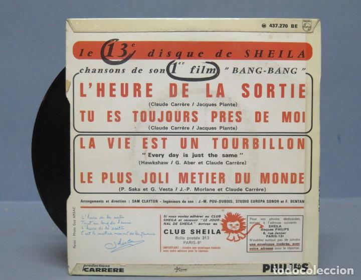 Discos de vinilo: EP. SHEILA. L&acute;HORE DE LA SORTIE - Foto 2