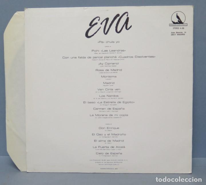Discos de vinilo: LP. EVA. PA CHULA YO - Foto 2