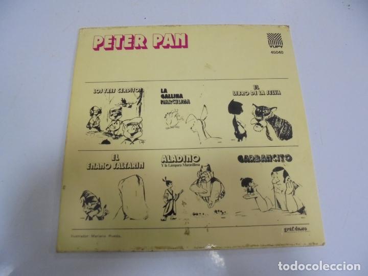 Discos de vinilo: SINGLE. INFANTIL. PETER PAN. 1970. YUPY - Foto 2