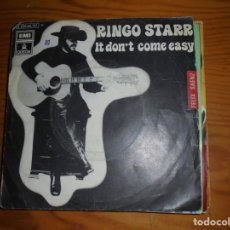 Discos de vinil: RINGO STARR. IT DON´T COME EASY / EARLY 1970. ODEON, 1971. VINILO IMPECABLE. Lote 139502610