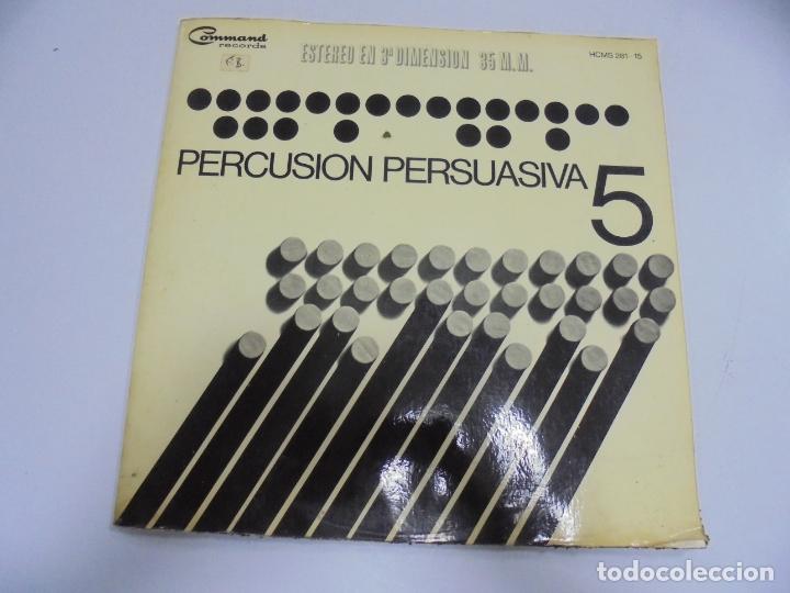 Discos de vinilo: LP. PERCUSION PERSUASIVA 5. HISPAVOX - Foto 1