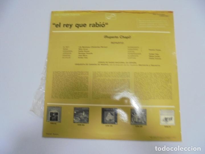 Discos de vinilo: LP. EL REY QUE RABIO. RUPERTO CHAPI. ZAFIRO. - Foto 2