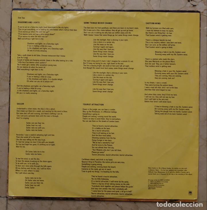 Discos de vinilo: LP CHRIS DE BURGH - EASTERN WIND - A & M 1980 - Foto 3