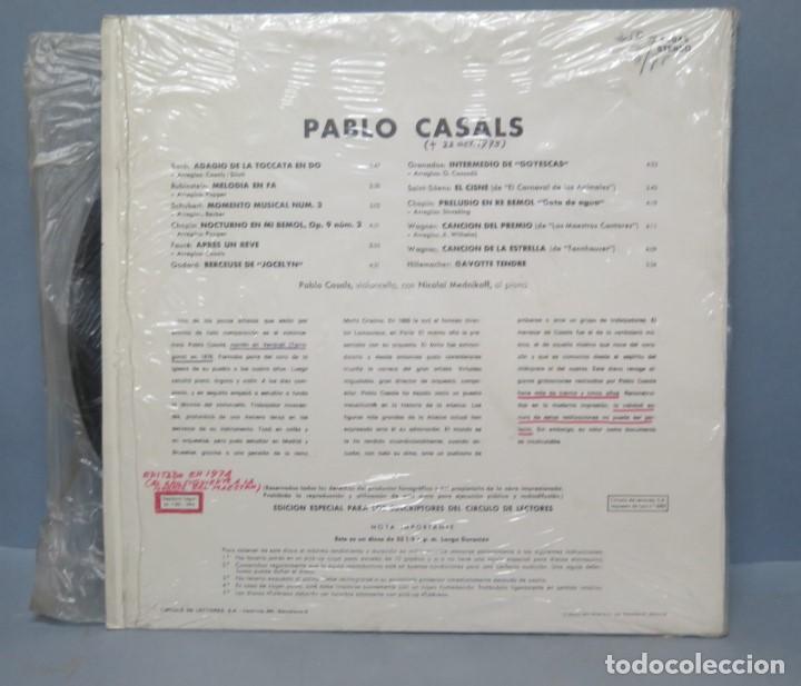 Discos de vinilo: LP. PABLO CASAL. CIRCUL DE LECTORES - Foto 2