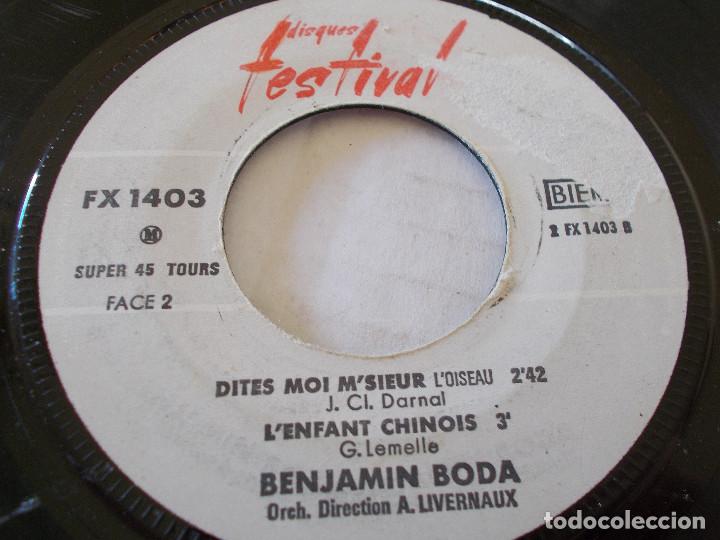 Discos de vinilo: BENJAMIN BODA- LA REVOLTE DES JOUJOUX - Foto 3
