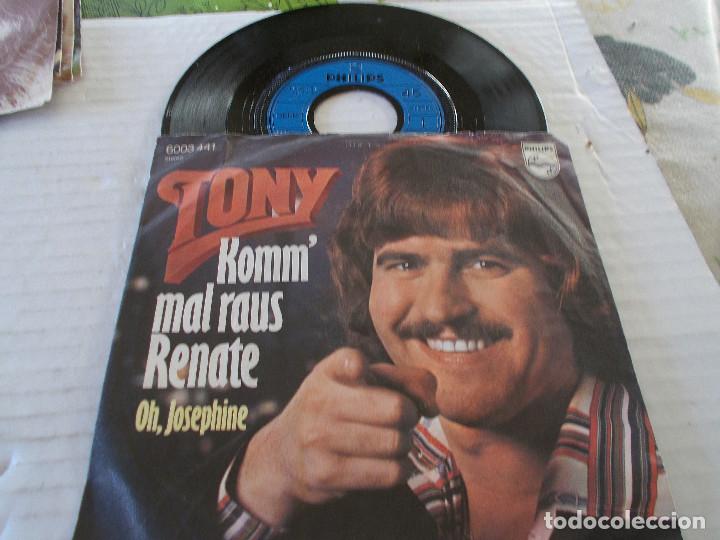 Discos de vinilo: TONY. KOMM MAL RAUS RENATE - Foto 1
