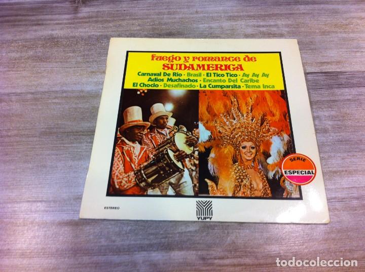 Discos de vinilo: FUEGO Y ROMANCE DE SUDAM&Eacute;RICA (LP) 1971