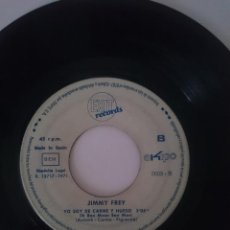 Discos de vinilo: JIMMY FREY -- YO SOY DE CARNE Y HUESO - ROSAS A SANDRA -AÑO 1971. Lote 139573046