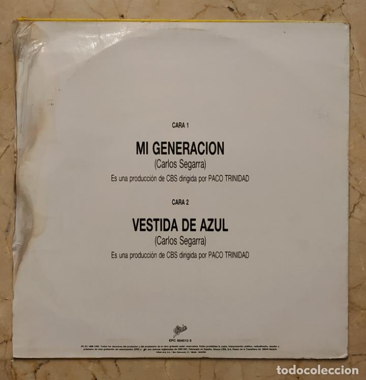 Discos de vinilo: MAXI SINGLE LOS REBELDES - MI GENERACI&Oacute;N - EPIC 1988 - Foto 2