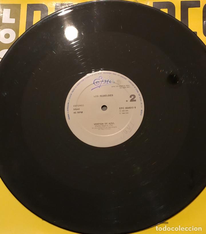 Discos de vinilo: MAXI SINGLE LOS REBELDES - MI GENERACI&Oacute;N - EPIC 1988 - Foto 4